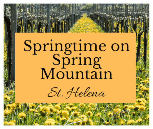 Springtime on Spring Mountain AVA